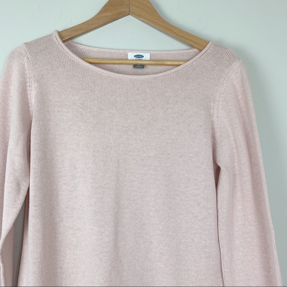 Old Navy Pale Pink Knit Sweater A7-968 - Picture 2 of 11